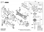 Bosch 3 601 JJ4 002 Gws 18V-10 Cordless Angle Grinder 18 V / Eu Spare Parts